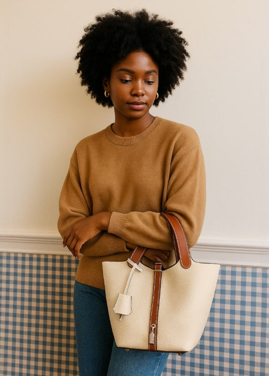 Sac seau en cuir viral