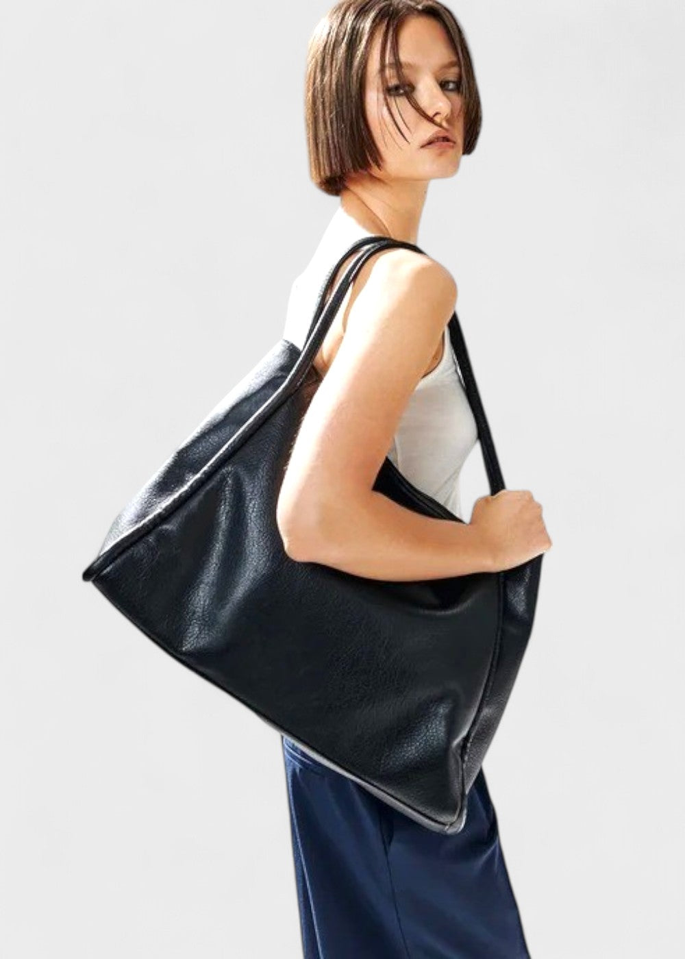 Dina - Sac fourre-tout en cuir
