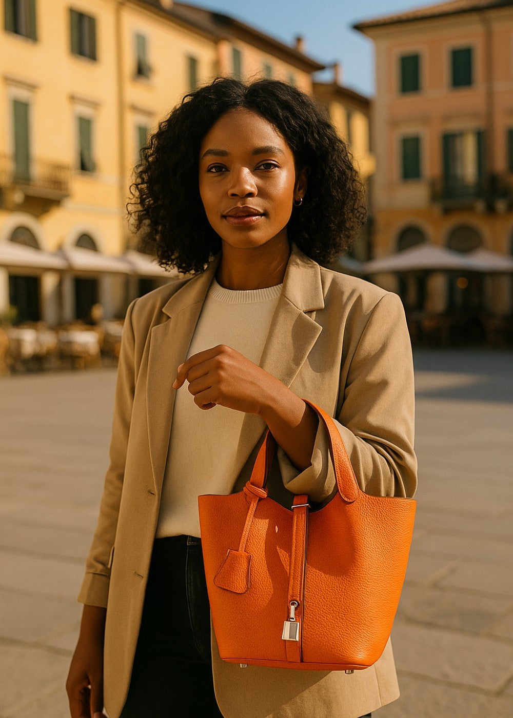 Sac seau en cuir viral