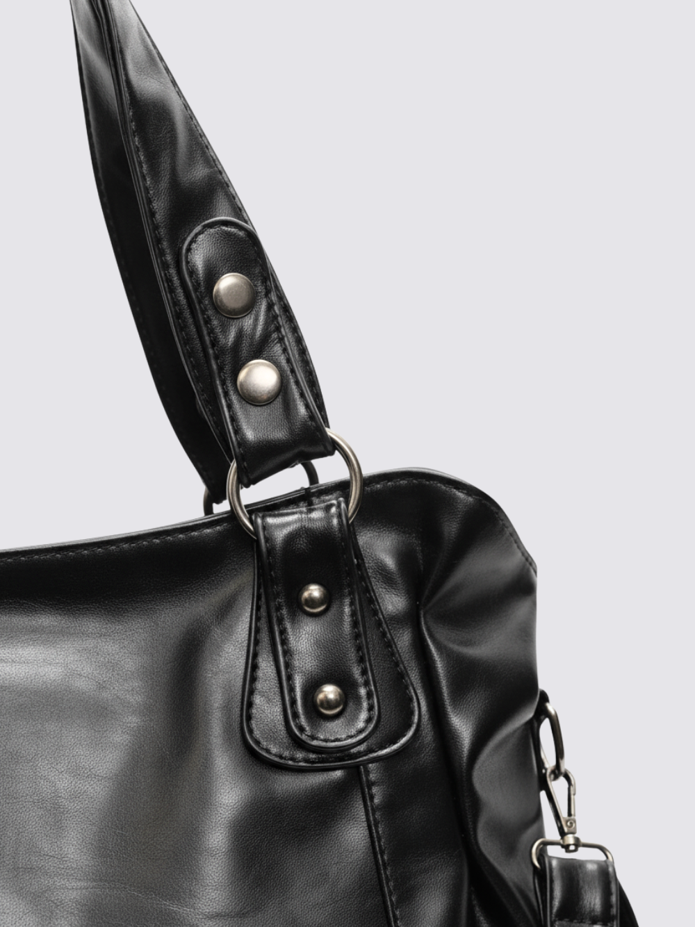 Sac en cuir Angelina - Noir