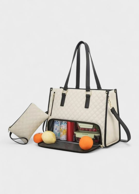 Sac fourre-tout matelassé 3-en-1