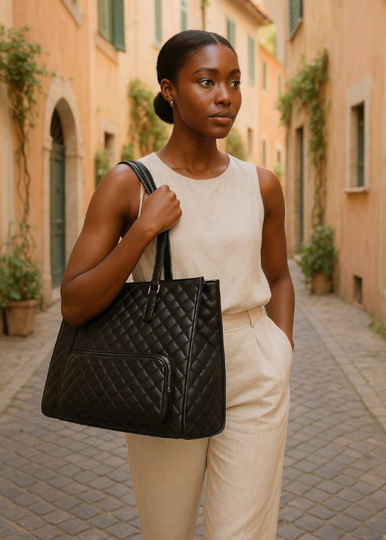 Sac fourre-tout matelassé 3-en-1