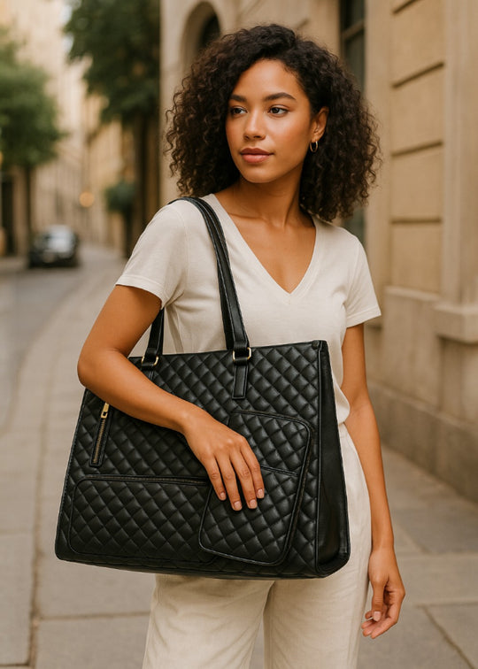 Sac fourre-tout matelassé 3-en-1