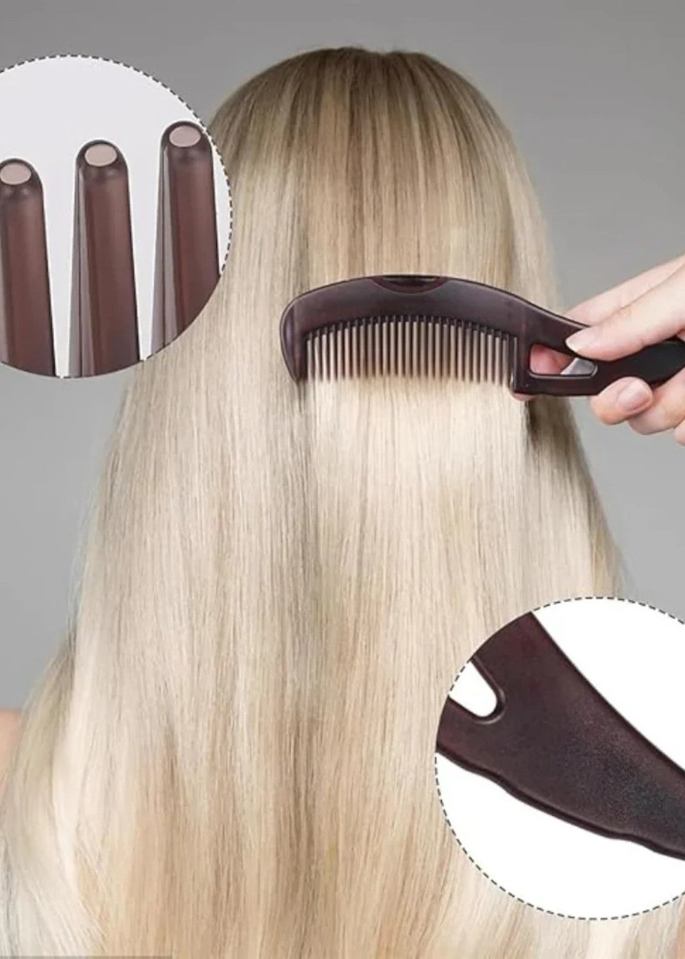 Peigne détoxifiant pour cuir chevelu