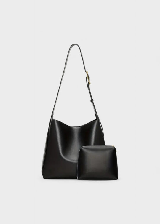 Sac en cuir Julia + 1 pochette offerte