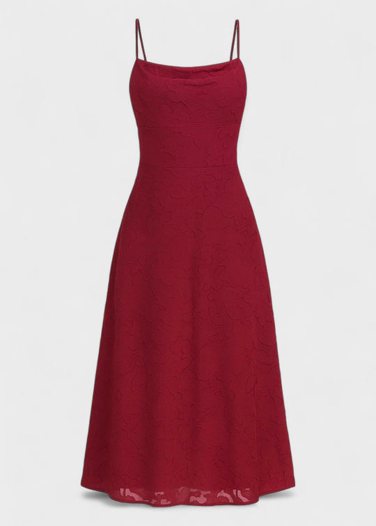 Robe longue à fleurs et dos nu