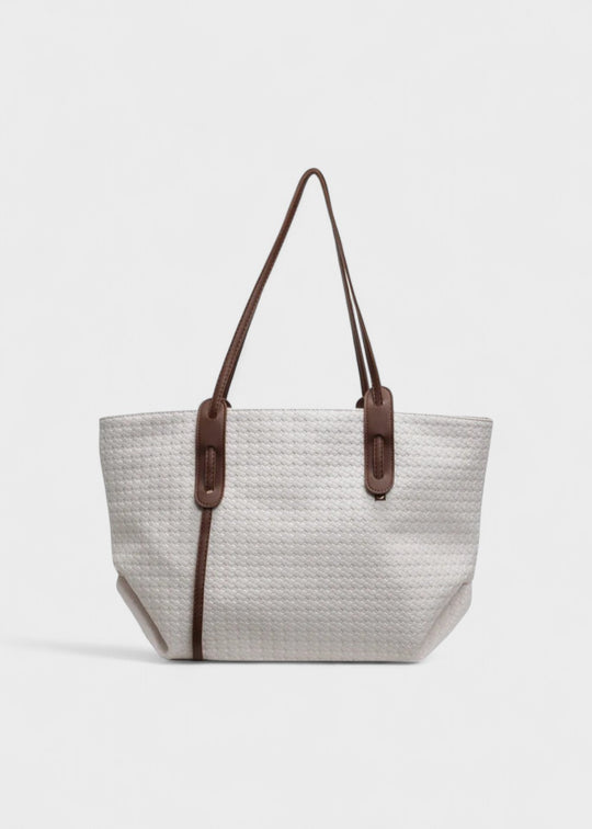 Sac fourre-tout tissé Vicky