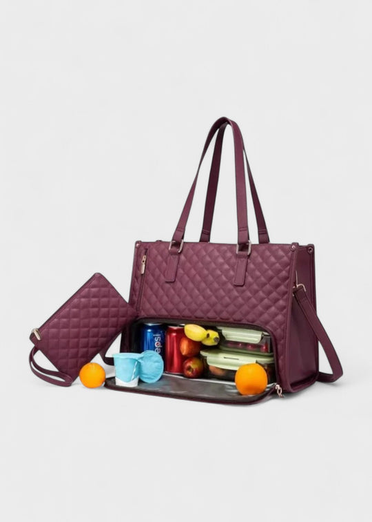 Sac fourre-tout matelassé 3-en-1