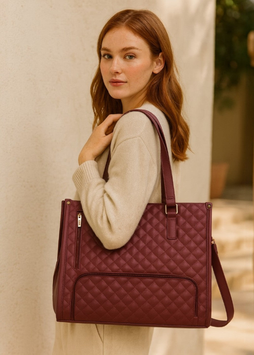 Sac fourre-tout matelassé 3-en-1